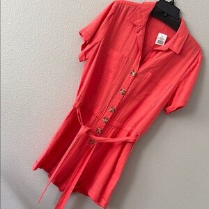 Velvet Heart Coral Jumpsuit